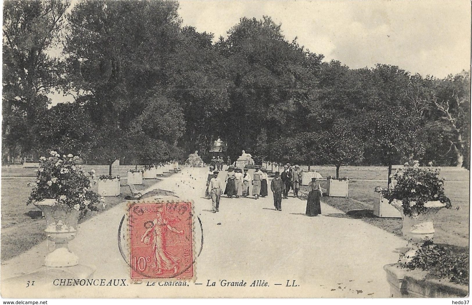 Chenonceaux - Le Château - La Grande Allée