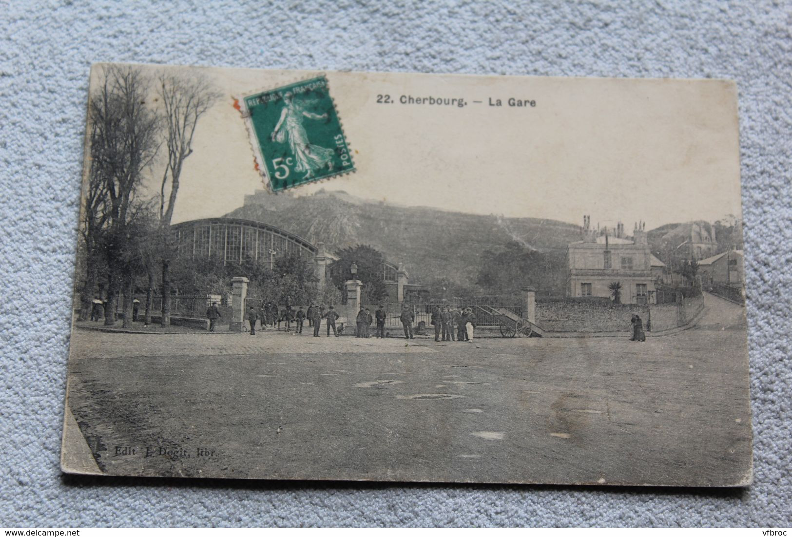 Cherbourg, la gare, Manche 50