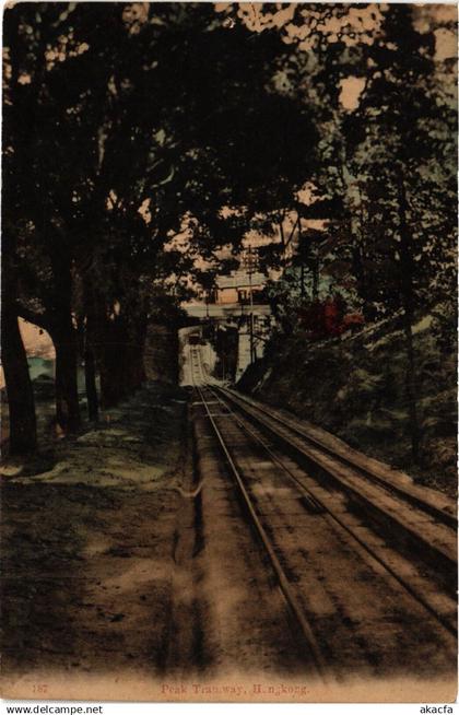 PC CHINA, HONGKONG, PEAK TRAMWAY, VINTAGE POSTCARD (b3506)