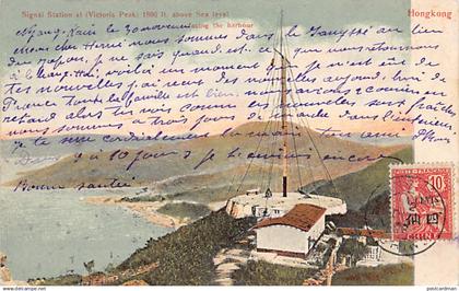 China - HONG KONG - Signal Station at Victoria Peak - Publ. Hongkong Pictorial Postcard Co.