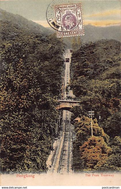 China - HONG-KONG - The Peak Tramway - Publ. The Hong-Kong Pictorial Postcard Co.