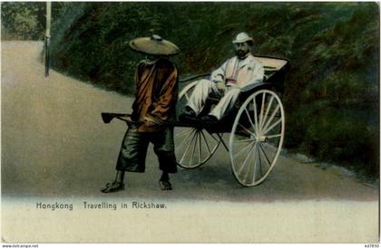 Hongkong - Travelling in Rickshaw