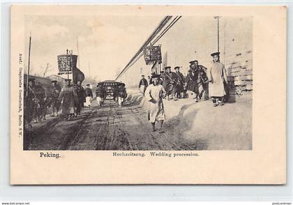 China - BEIJING - Wedding procession - Publ. Grafische Gesellschaft