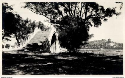 Photo Peking Peking China, Sommerpalast, Kamelrückenbrücke