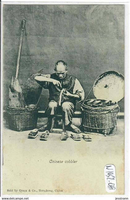 CHINE- HONG-KONG- CHINESE COBBLER- EDITION SOLD BY GRACA & CO- HONG-KONG