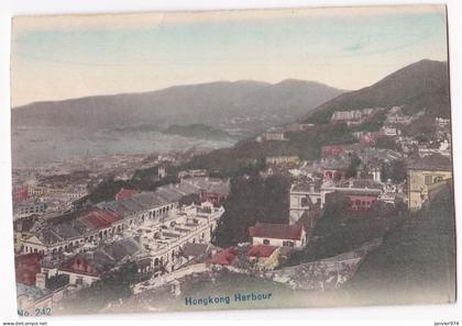 CPA , carte n° 242 , Hong Kong Harbour