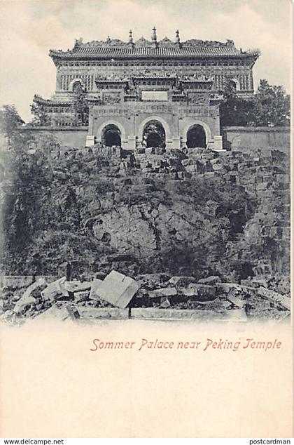 China - BEIJING - Summer Palace near Peking Temple - Publ. unknown