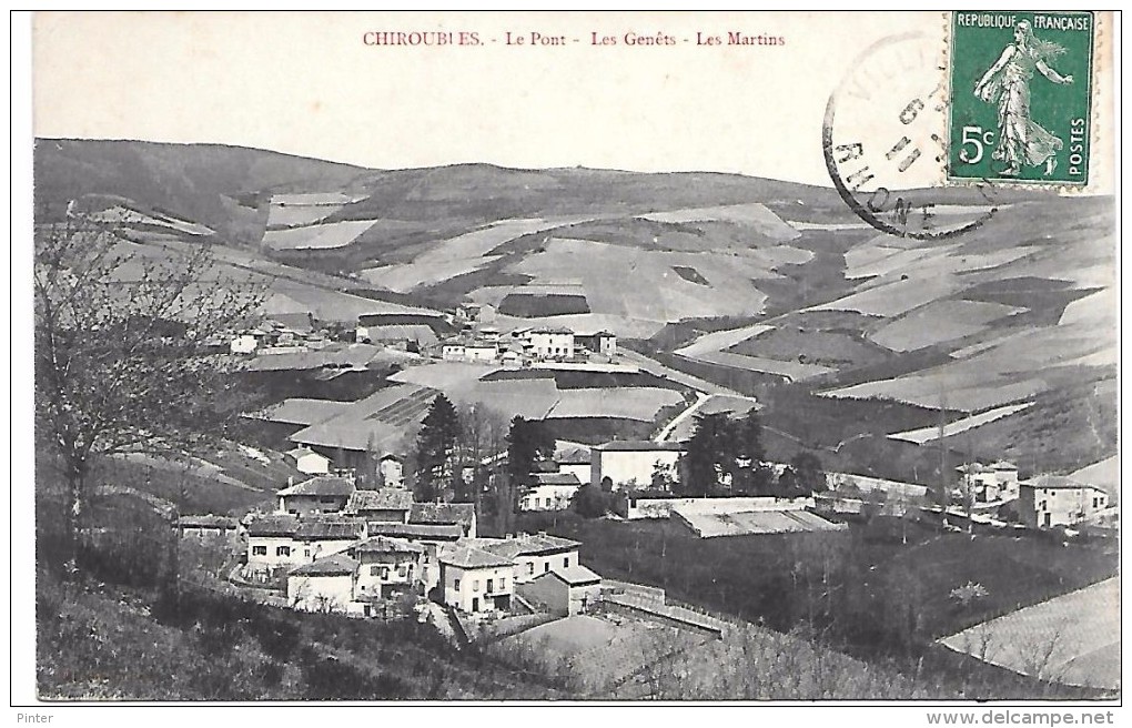 CHIROUBLES - Le pont - les Genêts - Les Martins