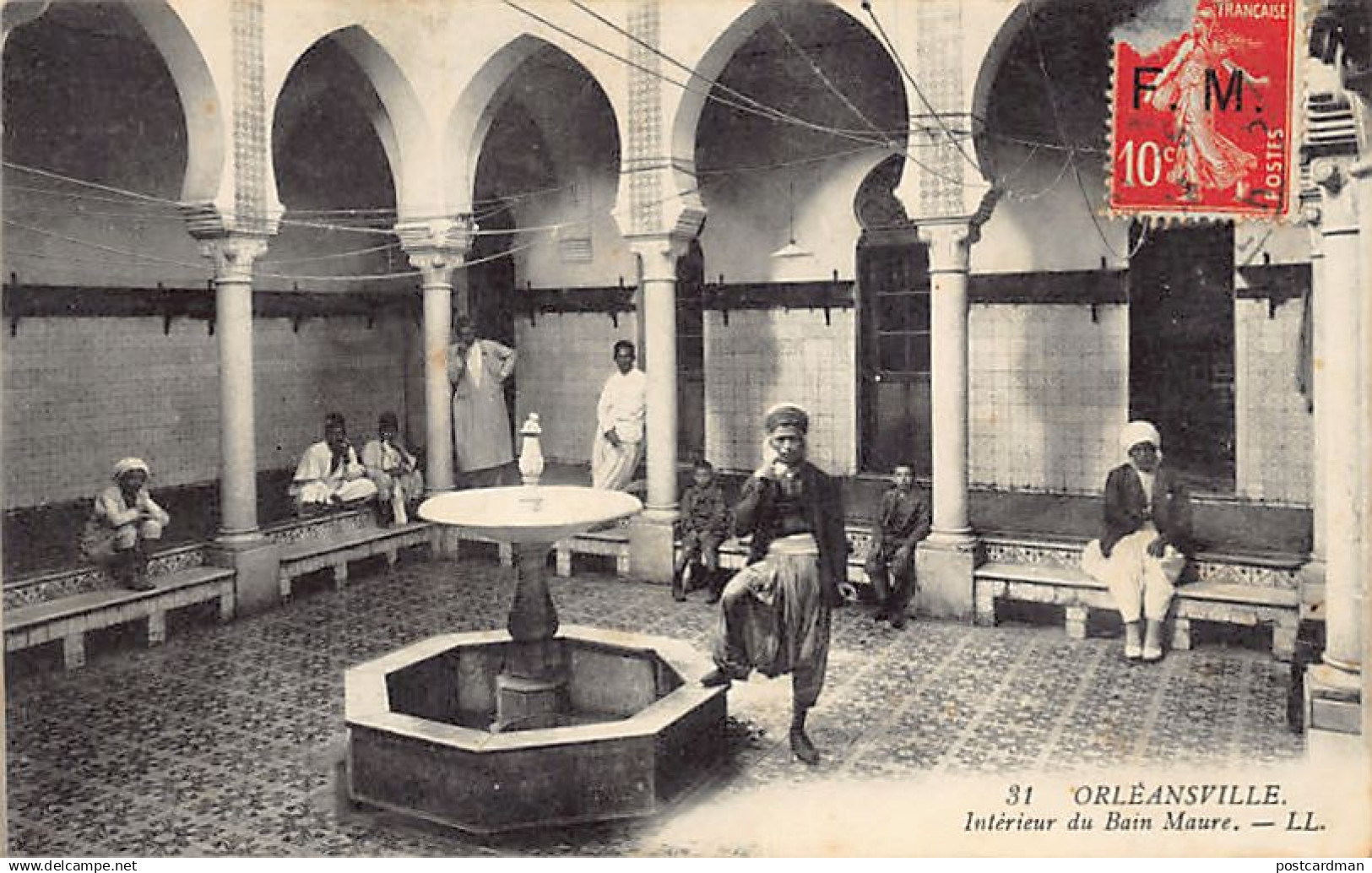 CHLEF Orléansville - Intérieur du Bain Maure