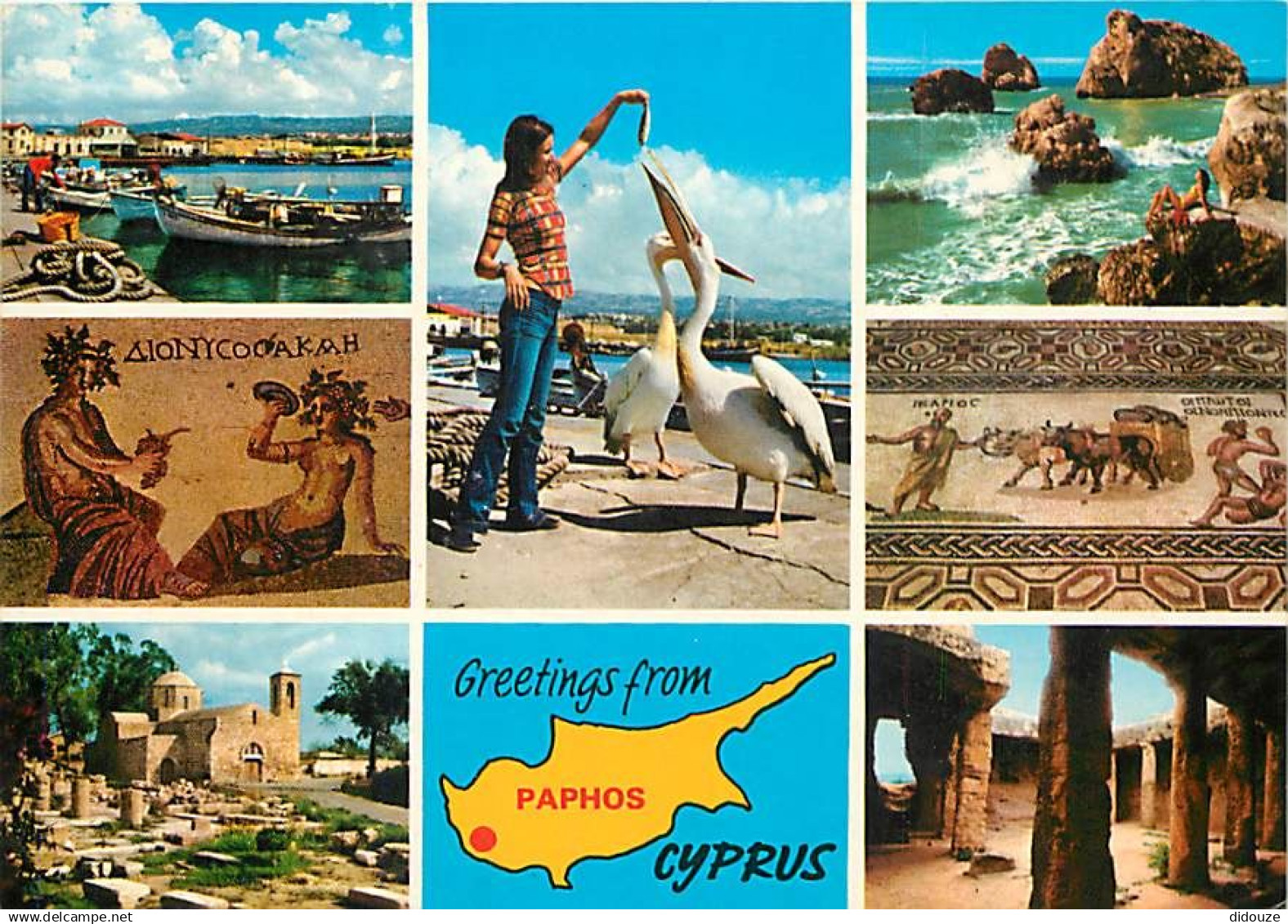 Chypre - Cyprus - Kato Paphos - Multivues - CPM - Carte Neuve - Voir Scans Recto-Verso