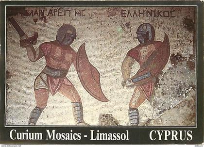 Chypre - Cyprus - Limassol - margaritis hellinicos - Mosaiques de Curium - Mosaics - Antiquité - CPM - Voir Scans Recto-