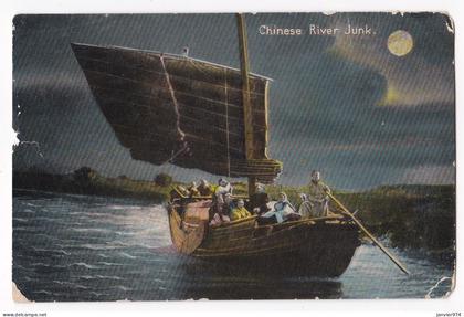 CPA Chine Chinese River Junk