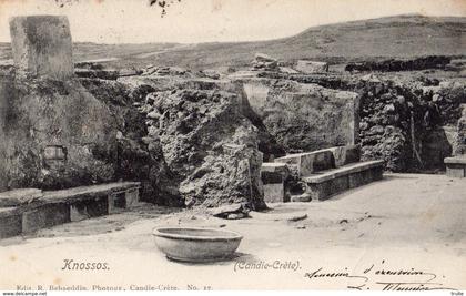 CRETE KNOSSOS (CARTE PRECURSEUR)