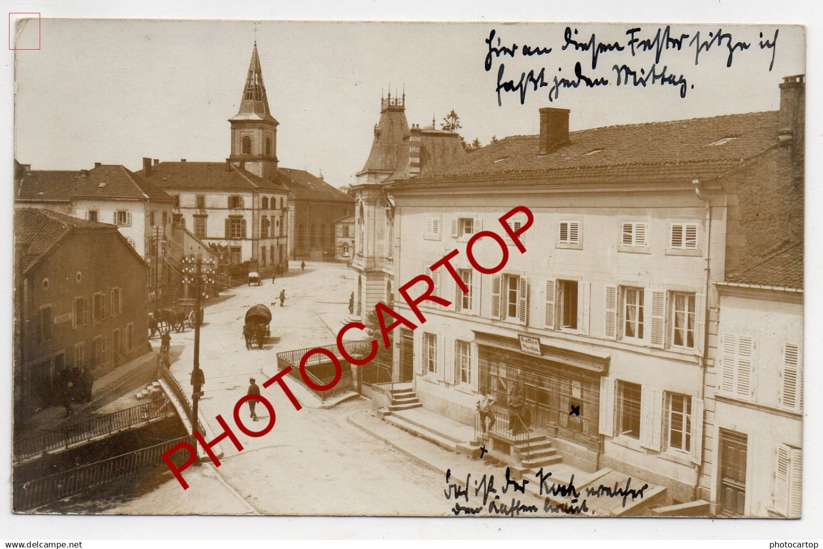 CIREY SUR VEZOUZE-CARTE PHOTO Allemande-Guerre 14-18-1 WK-FRANCE-54-MILITARIA-