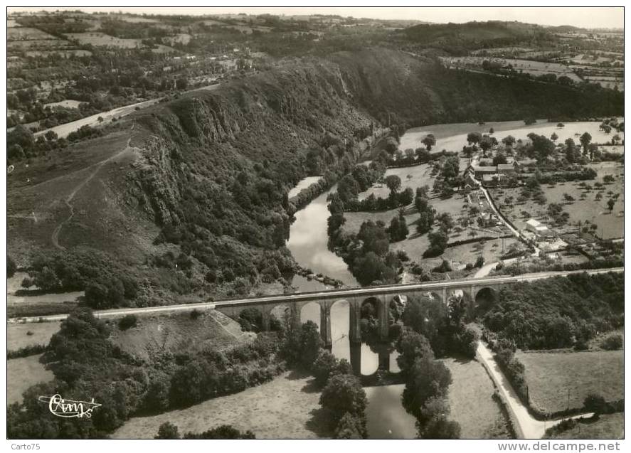 CLECY 14 - Vue aérienne - Viaduc