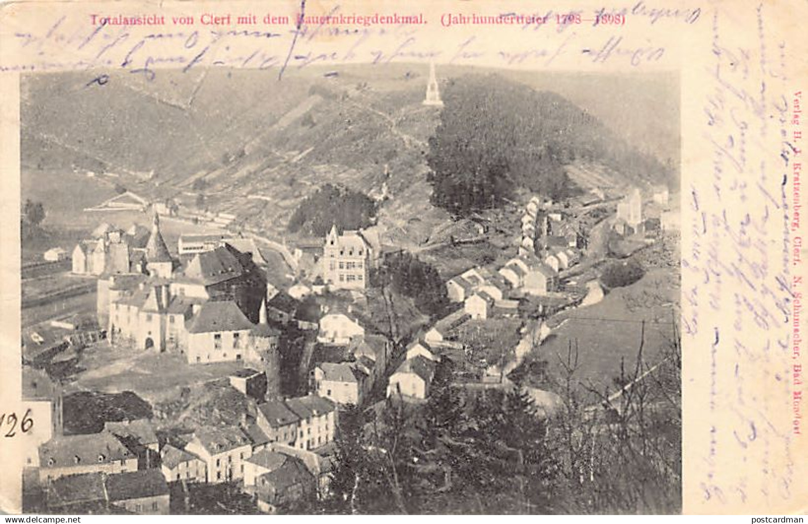 CLERVAUX - Vue générale - Ed. inconnu