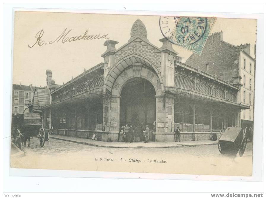 Clichy - Le marché.