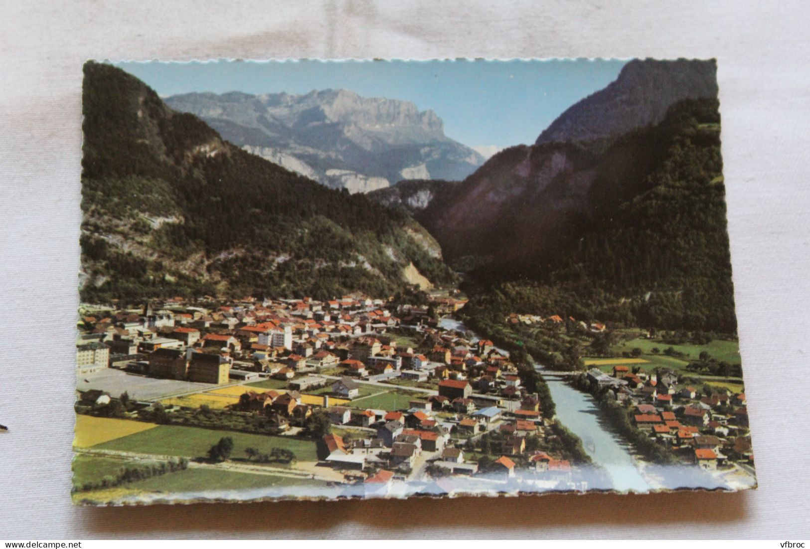 Cluses, vue générale aérienne, Haute Savoie 74