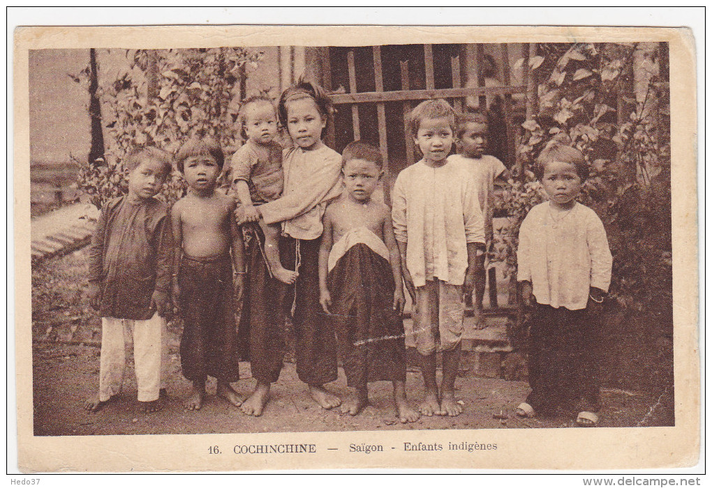 Cochinchine - Saïgon - enfants indigènes