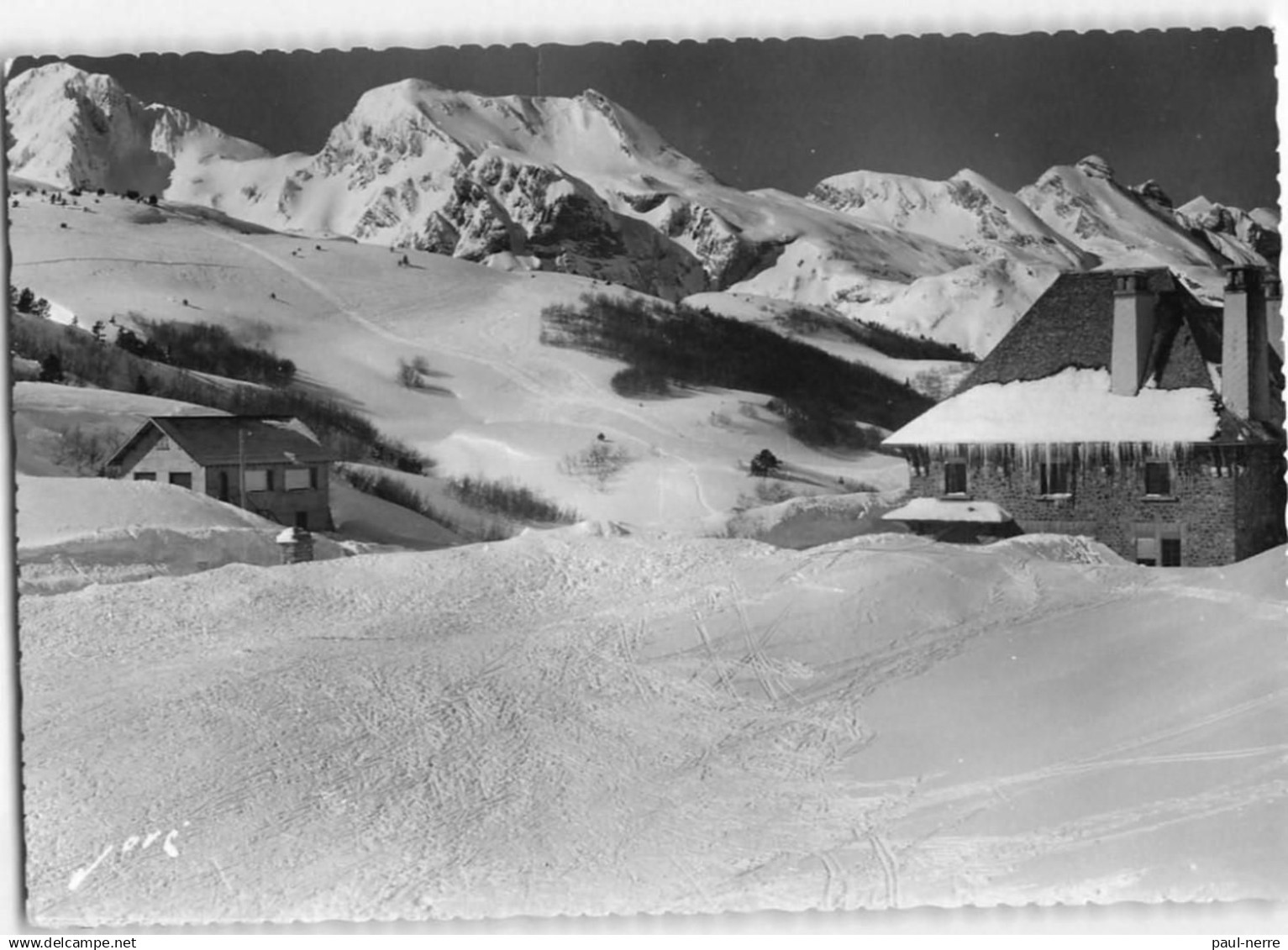 Col du SOMPORT : Café Relais du col et Téléski - très bon état