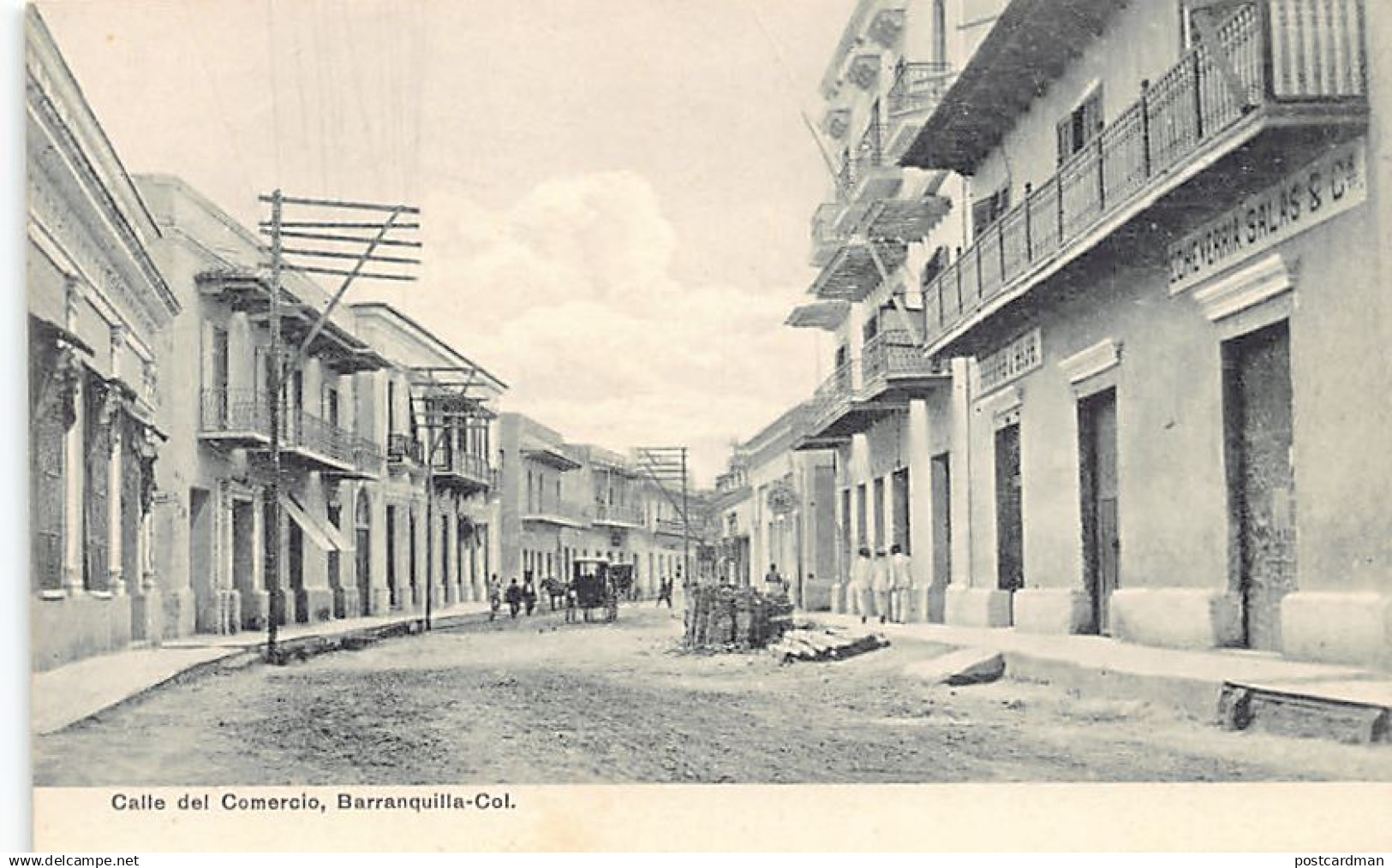 Colombia - BARRANQUILLA - Calle del Comercio - Ed. Libreria Diez