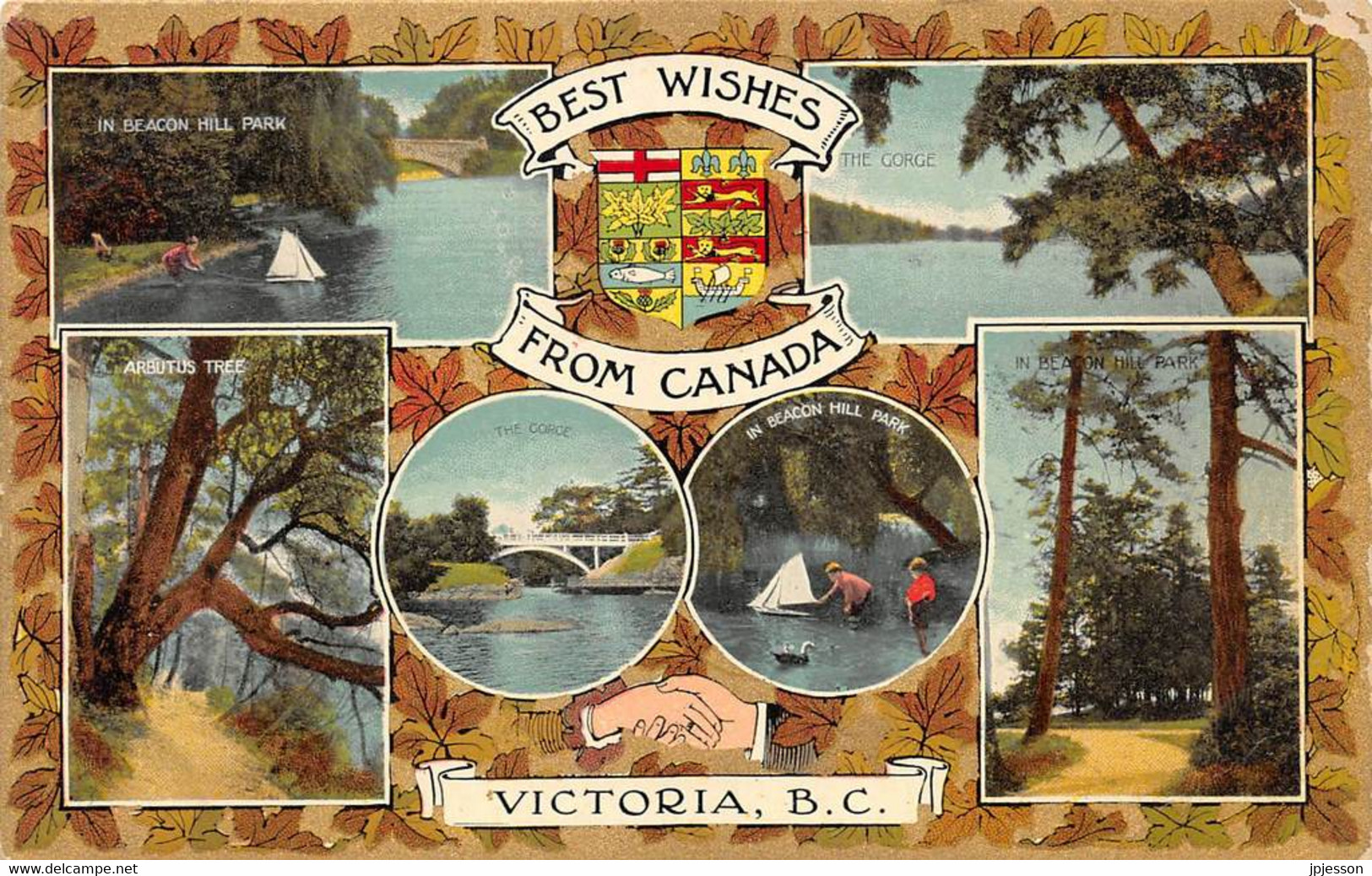 COLOMBIE BRITANNIQUE - "BEST WISHES OF CANADA", VICTORIA - VUES MULTIPLES