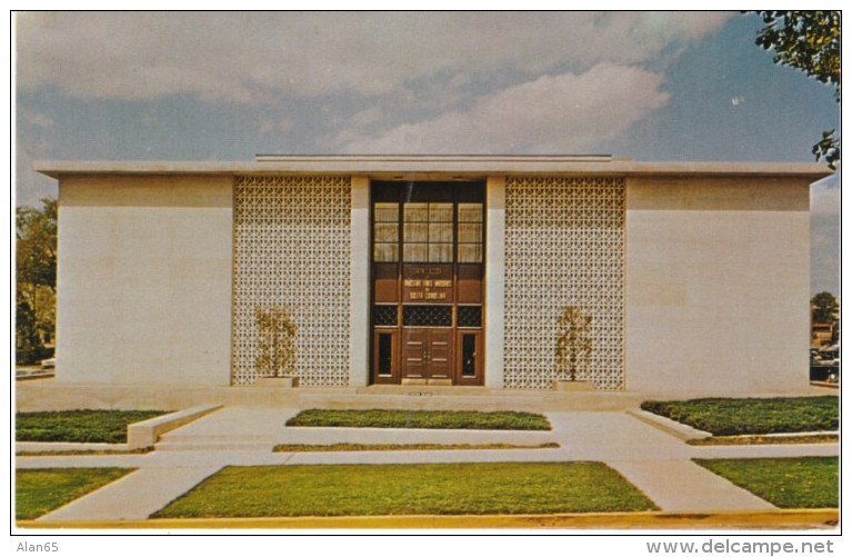 Columbia SC South Carolina, Grand Lodge Building Free Masons Masonic, c1960s Vintage Postcard