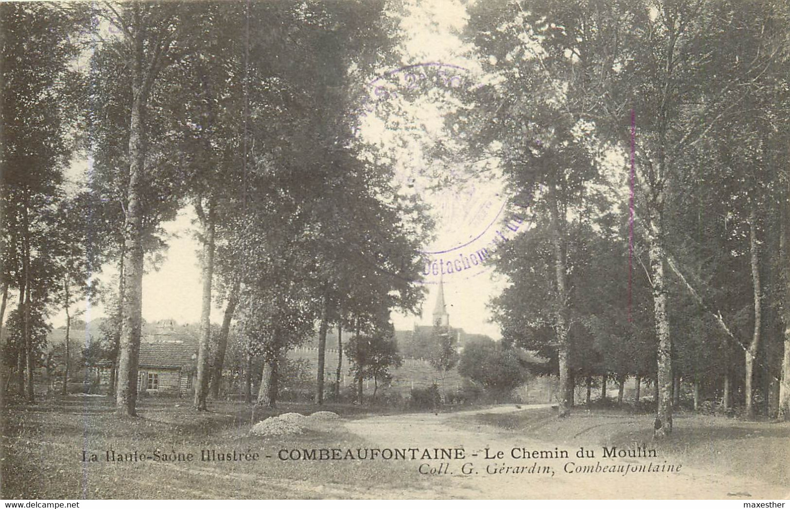 COMBEAUFONTAINE le chemin du Moulin