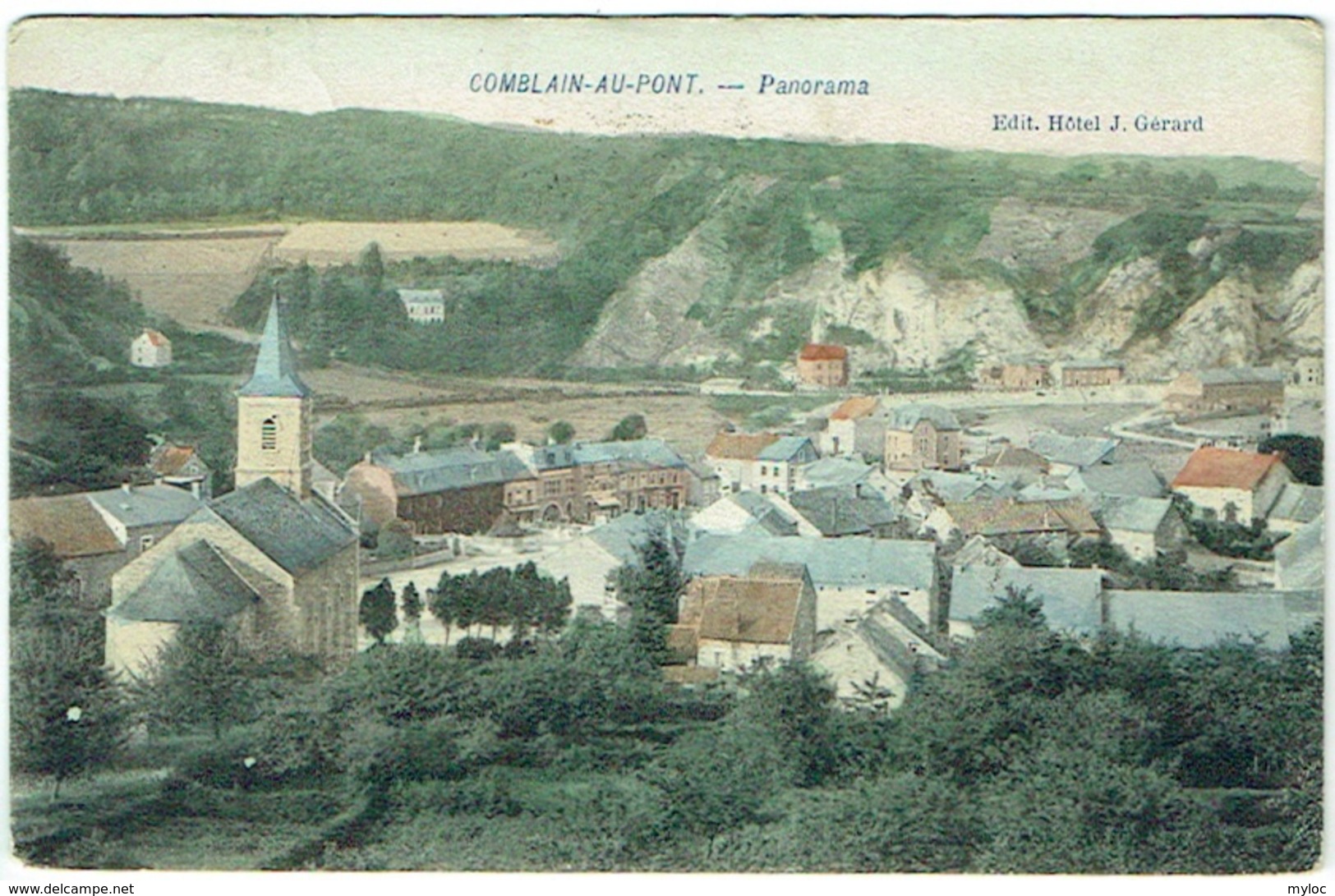 Comblain-au-Pont. Panorama.