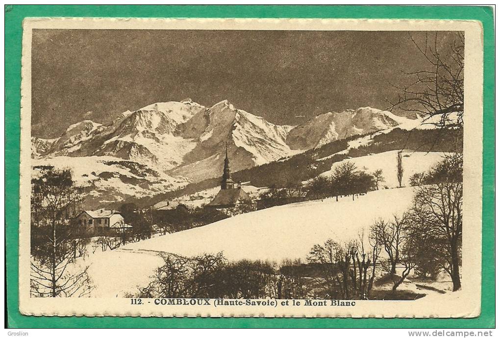 COMBLOUX ET LE MONT BLANC N° 112