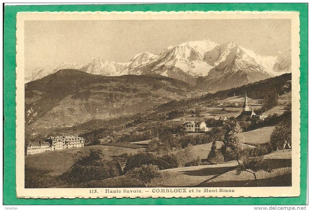 COMBLOUX ET LE MONT BLANC N° 115