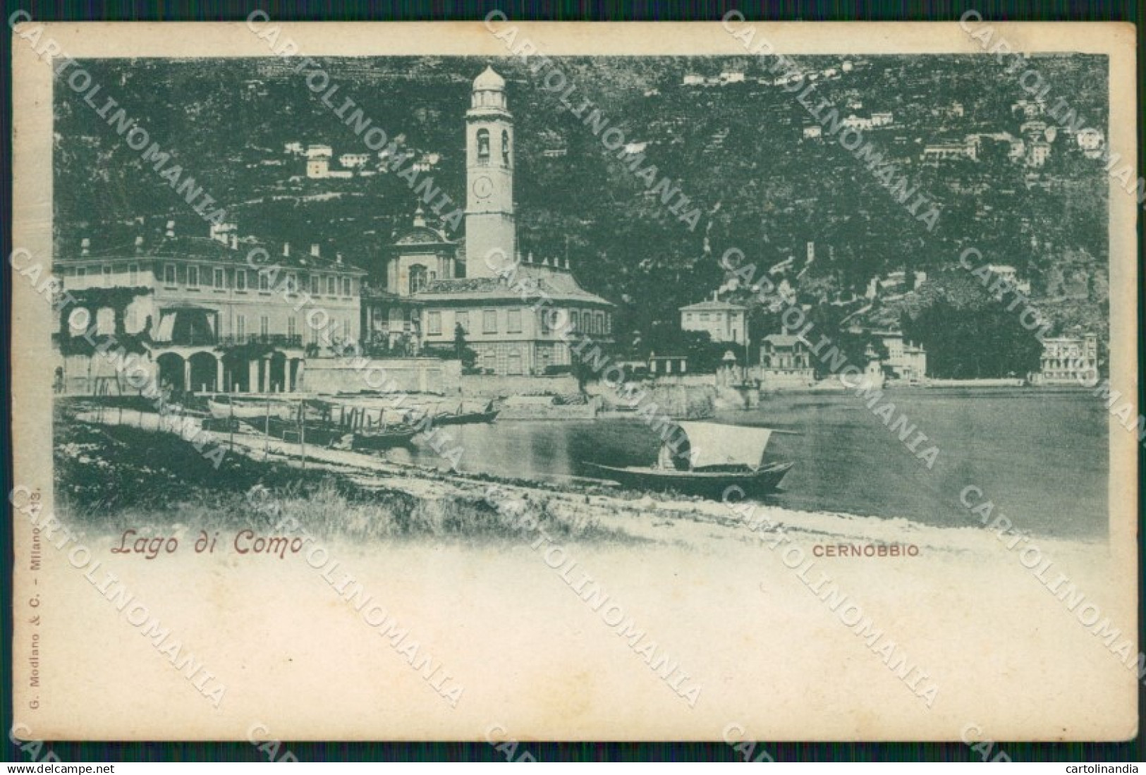 Como Cernobbio Lago di Como cartolina VK0262