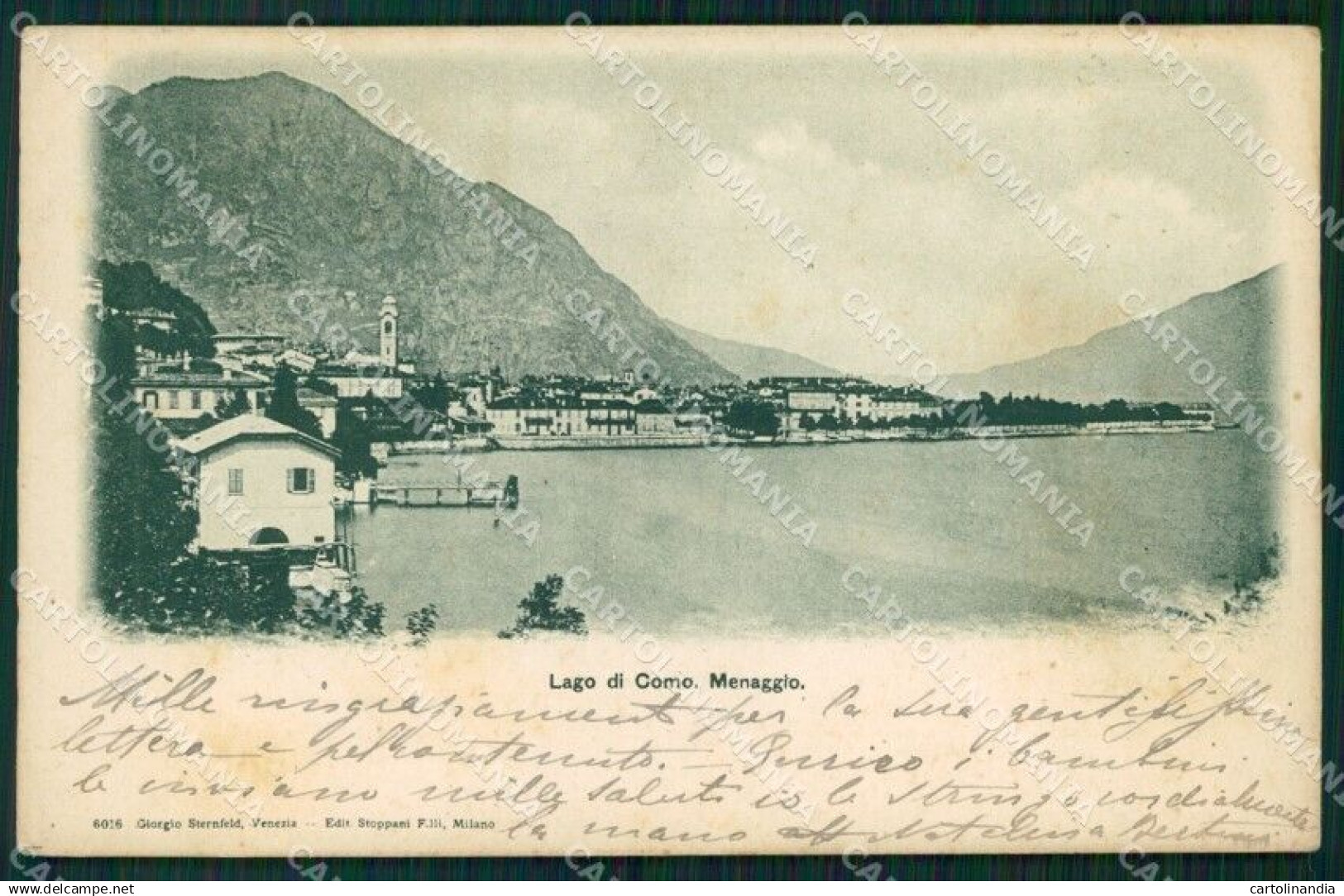 Como Menaggio Lago di Como cartolina VK0982