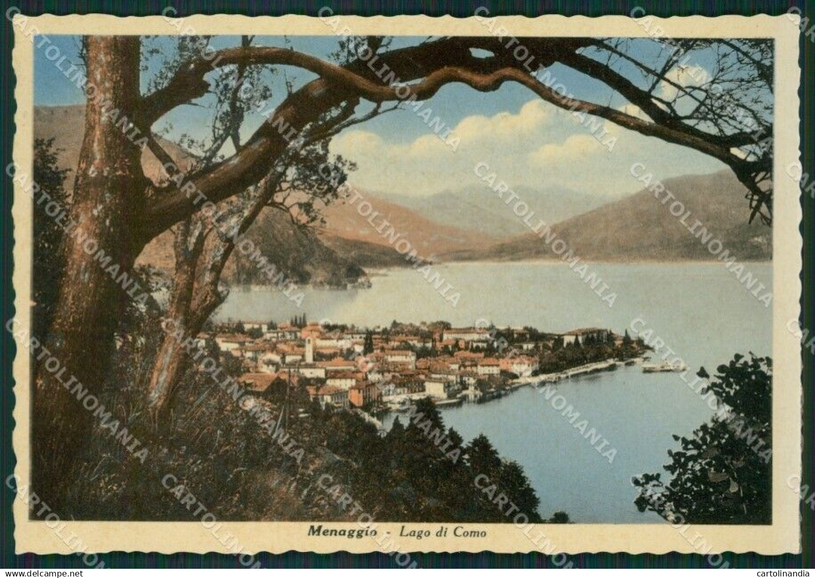 Como Menaggio Lago di Como FG cartolina KB3248