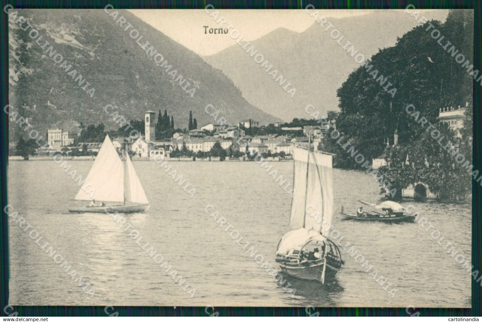 Como Torno Lago di Como Barche cartolina MT2234