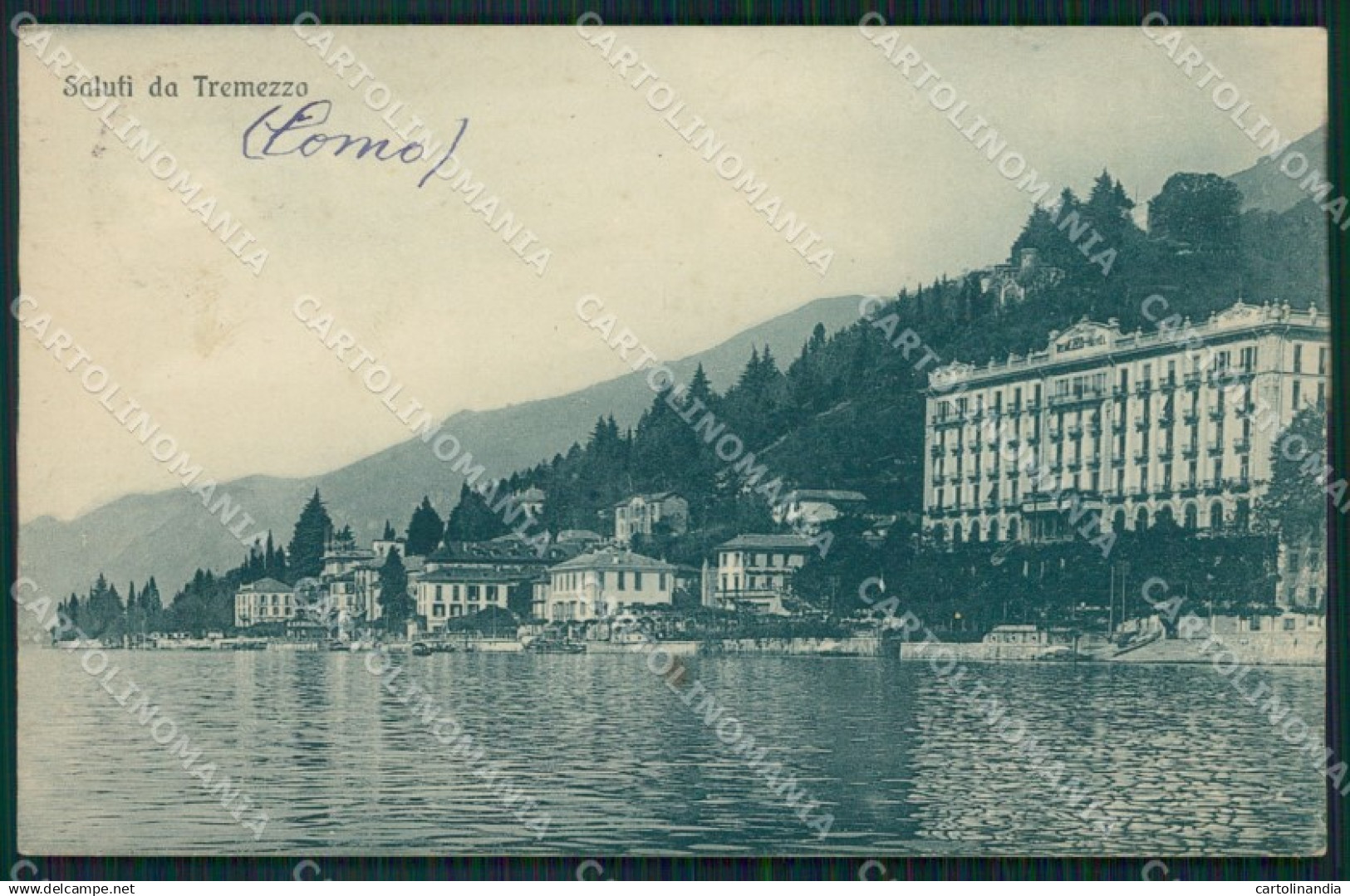 Como Tremezzo Lago di Como cartolina VK1911