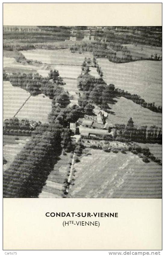 Condat sur Vienne 87 - Vue aérienne Château Domaine