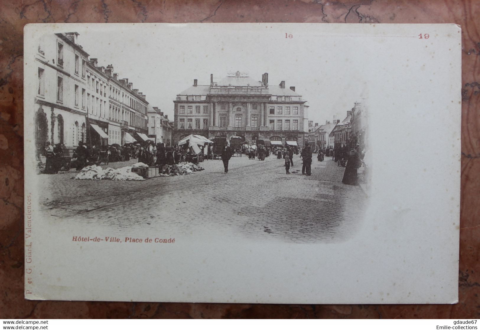 CONDE SUR ESCAUT (59) - HOTEL DE VILLE - PLACE CONDE