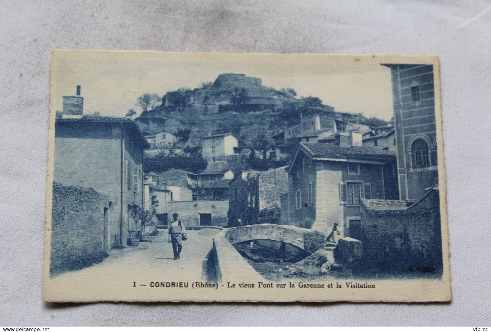 Condrieu, le vieux pont sur la Garenne et la Visitation, Rhône 69