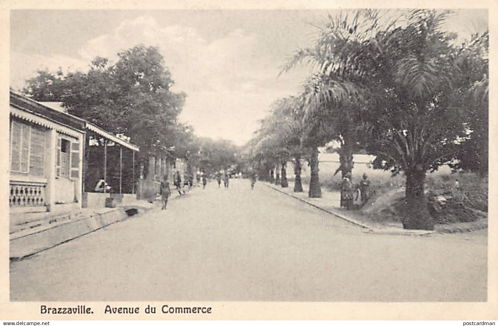 Congo - BRAZZAVILLE - L'avenue du Commerce - Ed. inconnu