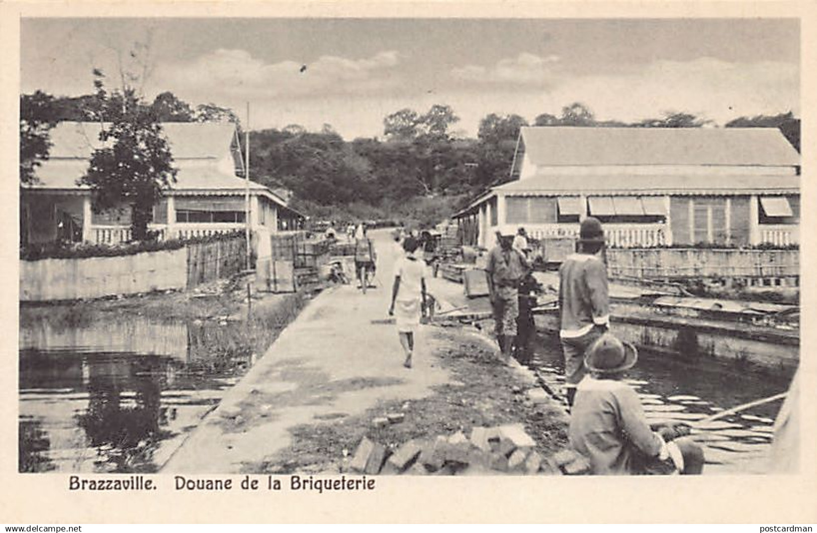 Congo - BRAZZAVILLE - La douane de la briqueterie - Ed. inconnu