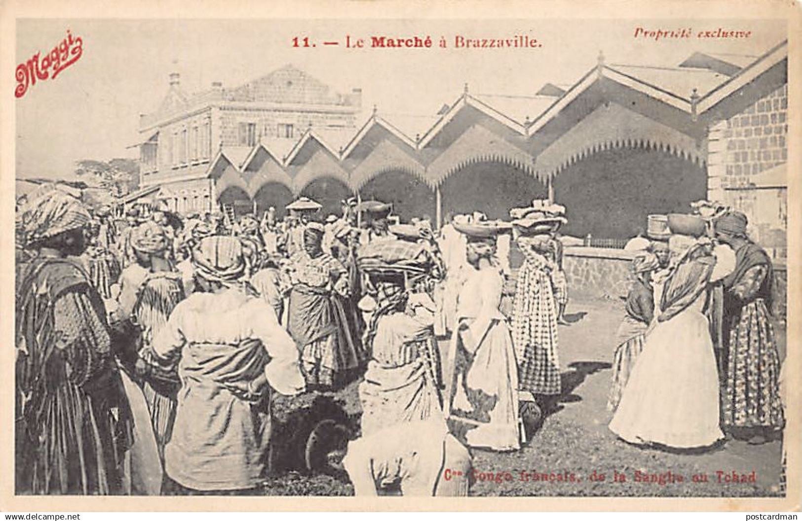 Congo - BRAZZAVILLE - Le Marché - Ed. Concession Congo français de la Sangha au Tchad 11