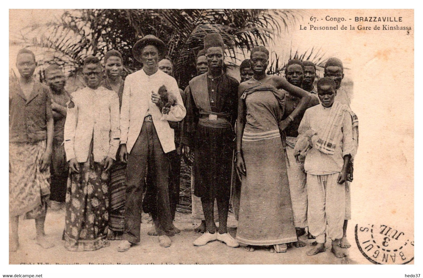 Congo - Brazzaville - Le Personnel de la Gare de Kinshassa