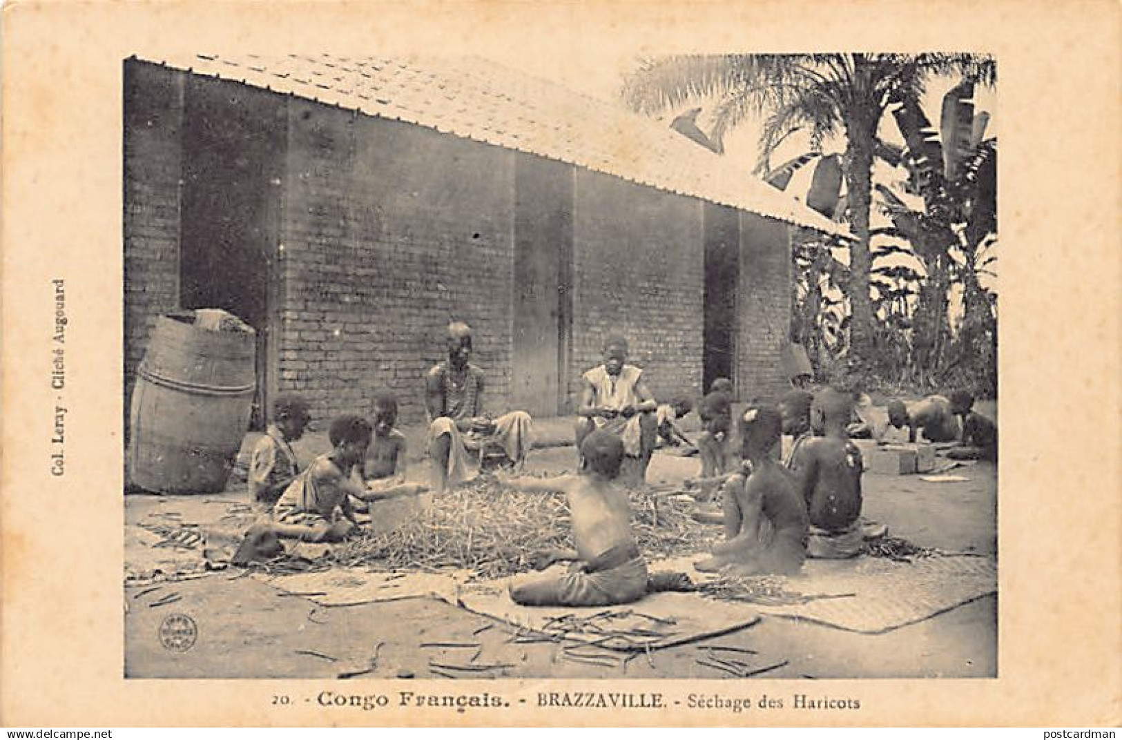 Congo Brazzaville - Séchage des haricots - Ed. Leray 20