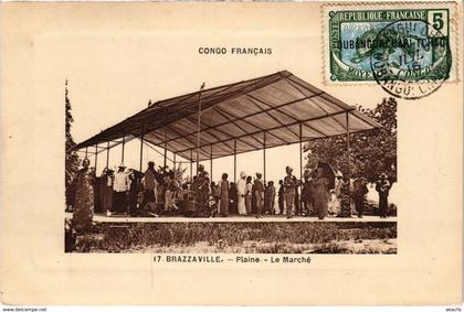 CPA AK CONGO Francais- Brazzeville - Plaine - Le Marché (86597)