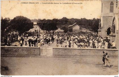 CPA AK CONGO Francais- Conciliabules devant (86564)