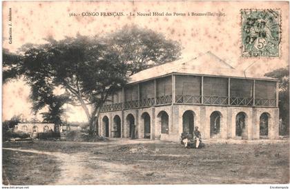 CPA Carte Postale Congo - Brazzaville  Brazzaville  Nouvel Hôtel des Postes 1905 VM86797