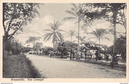 Congo - BRAZZAVILLE - La rue Crampel - Ed. inconnu