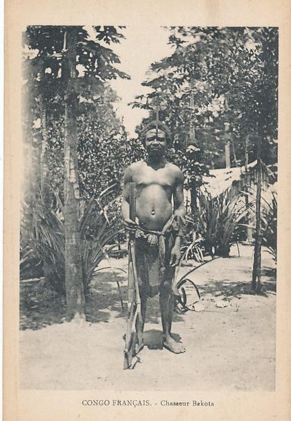 V 347/CPA      CONGO FRANCAIS -    CHASSEUR BAKOTA