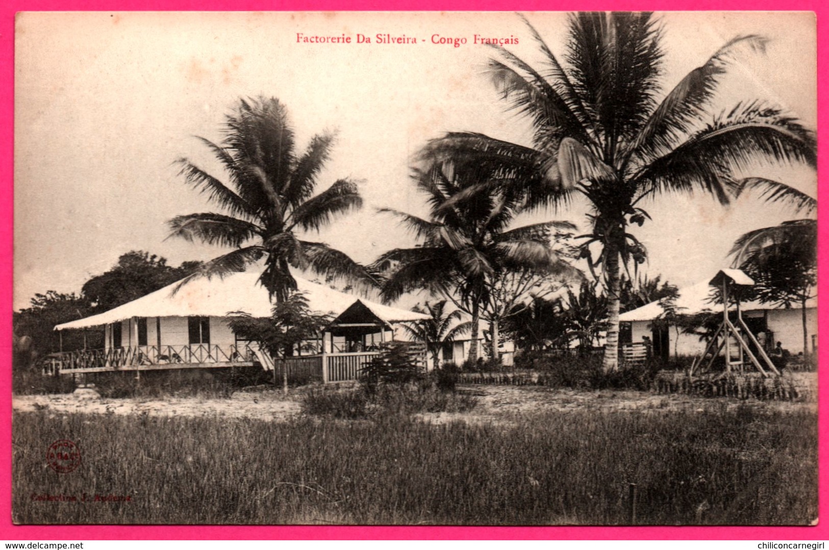 Congo Français - Factorerie Da Silveira - Animée - Collection J. AUDEMA